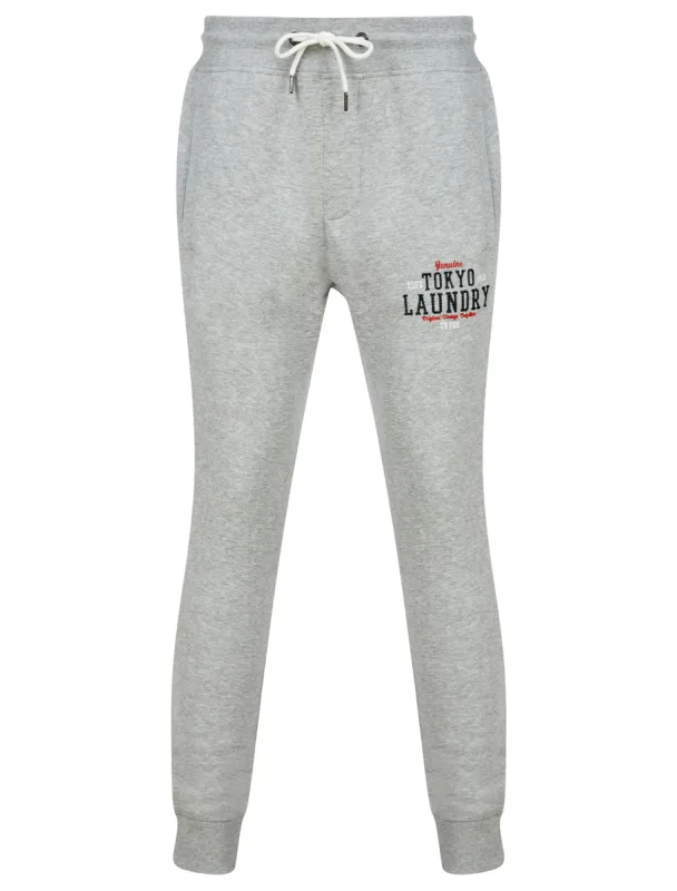 Dischord Brushback Fleece Cuffed Joggers in Light Grey Marl – Tokyo Laundry sold by Tokyo Laundry