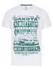 Destruction Derby Motif Cotton Jersey T-Shirt in Bright White - South Shore sold by Tokyo Laundry