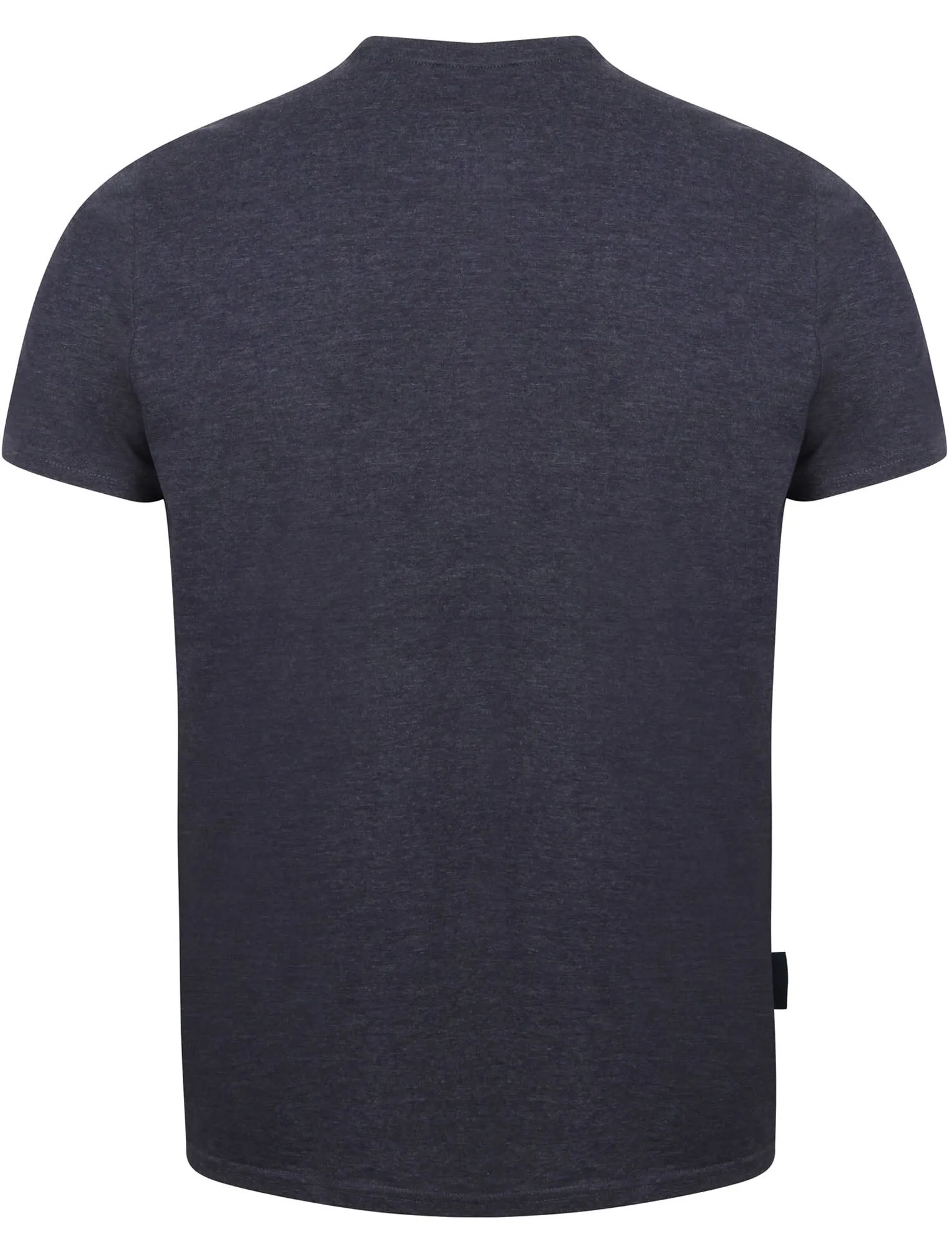 Motordome Crew Neck T-Shirt with Motif in Mood Indigo Marl - South Shore sold by Tokyo Laundry product image thumbnail 2