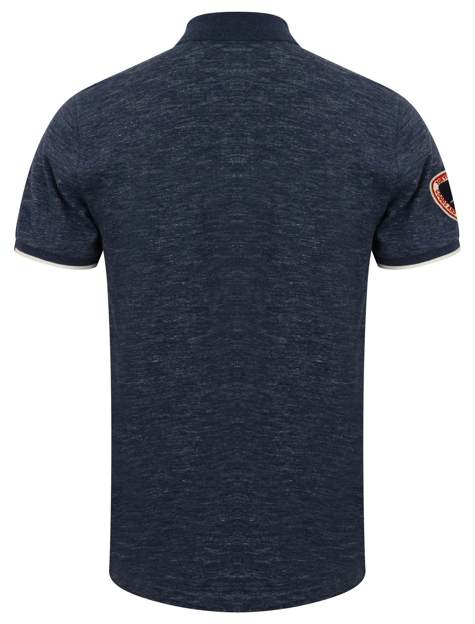 Beauworth Jersey Polo Shirt in Medieval Blue / Ivory - Tokyo Laundry sold by Tokyo Laundry product image thumbnail 2