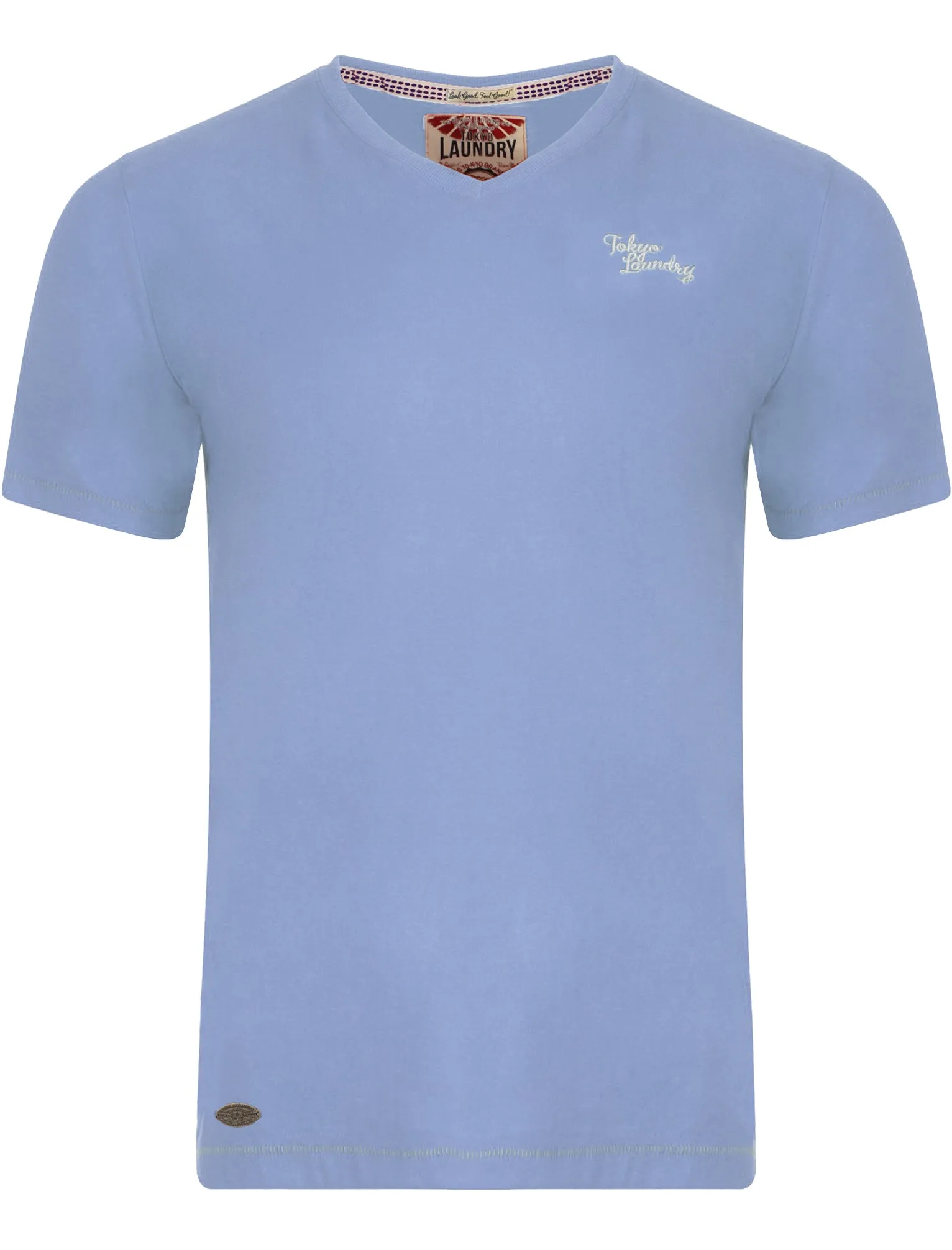 Essential V-neck T-shirt in Placid Blue - Tokyo Laundry sold by Tokyo Laundry