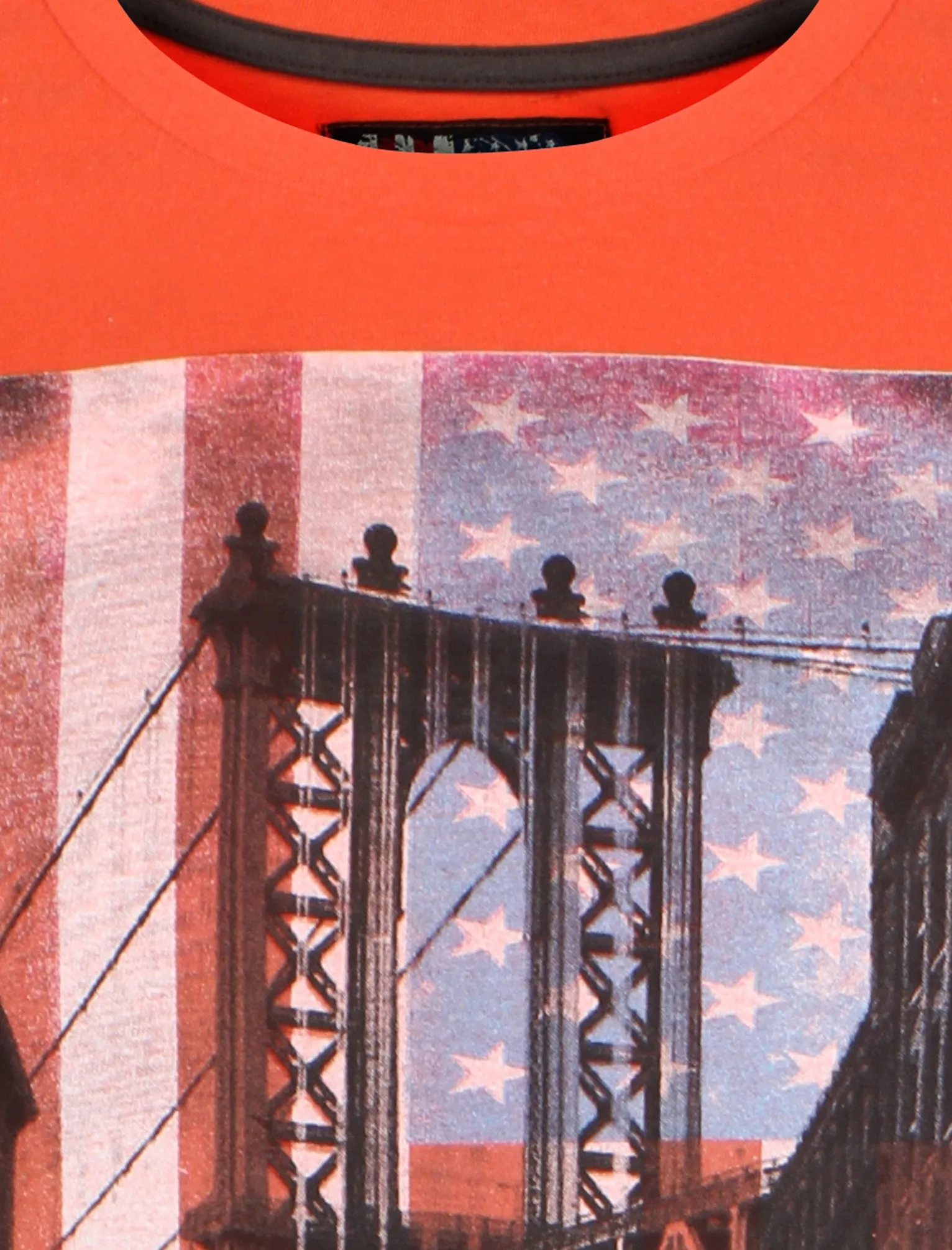 Dissident Walk The Line Orange T-Shirt sold by Tokyo Laundry product image thumbnail 3