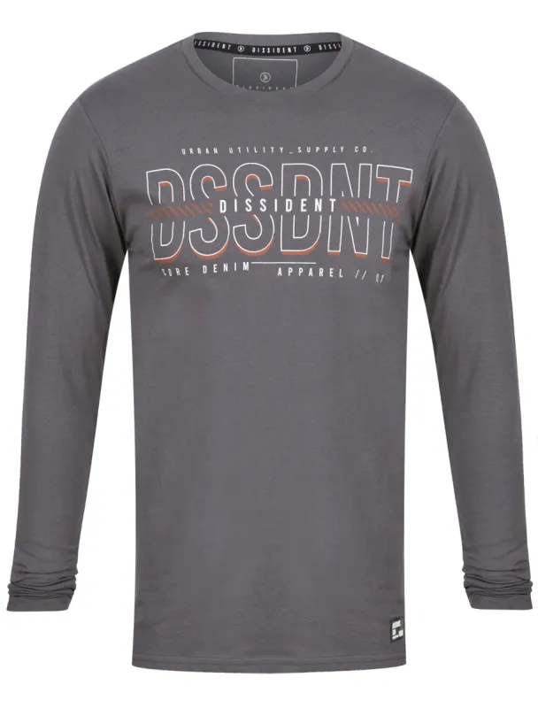 Grill Graphic Motif Cotton Jersey Long Sleeve Top in Eiffel Tower - Dissident sold by Tokyo Laundry