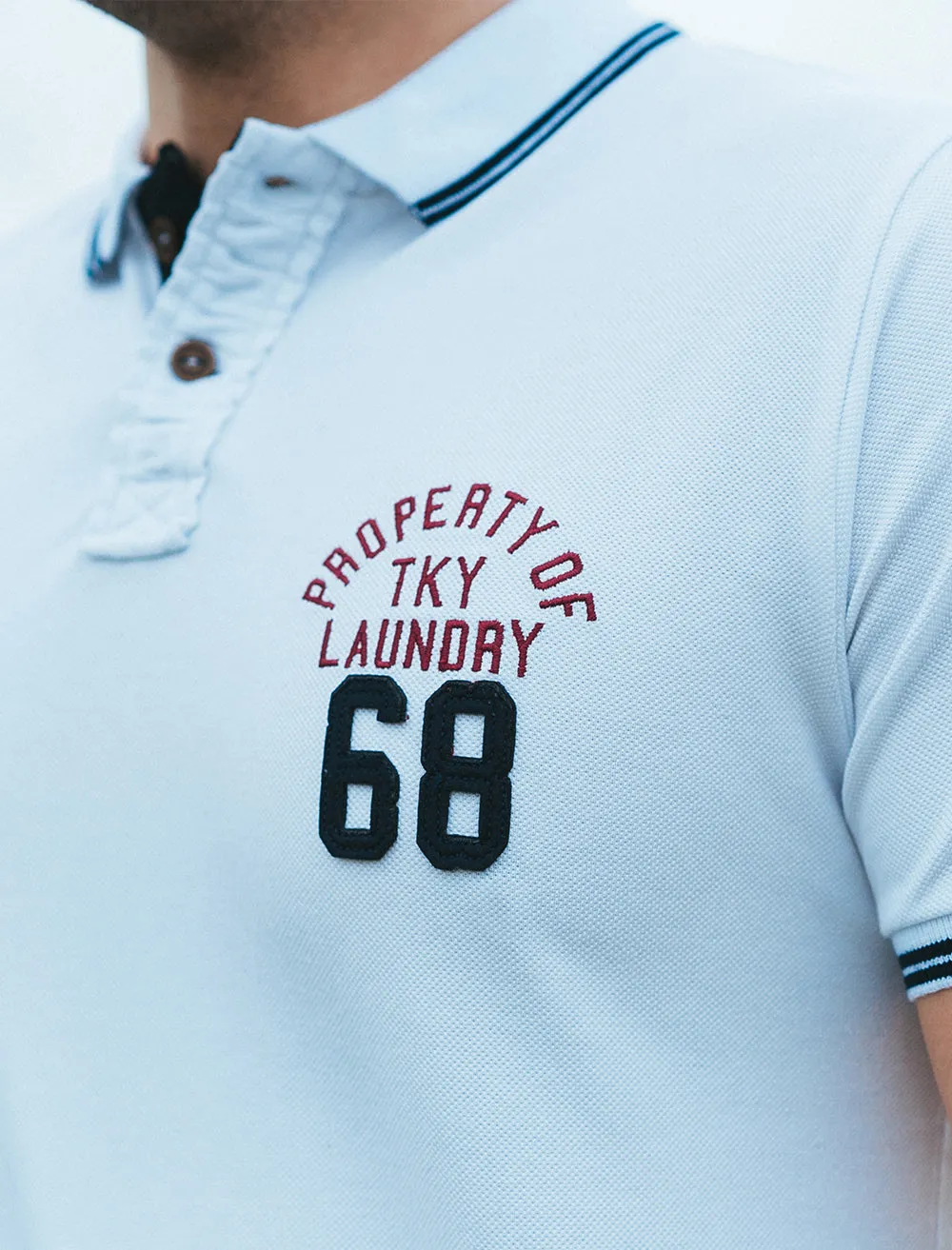 Esko Springs Pique Polo Shirt in Optic White - Tokyo Laundry sold by Tokyo Laundry product image thumbnail 3