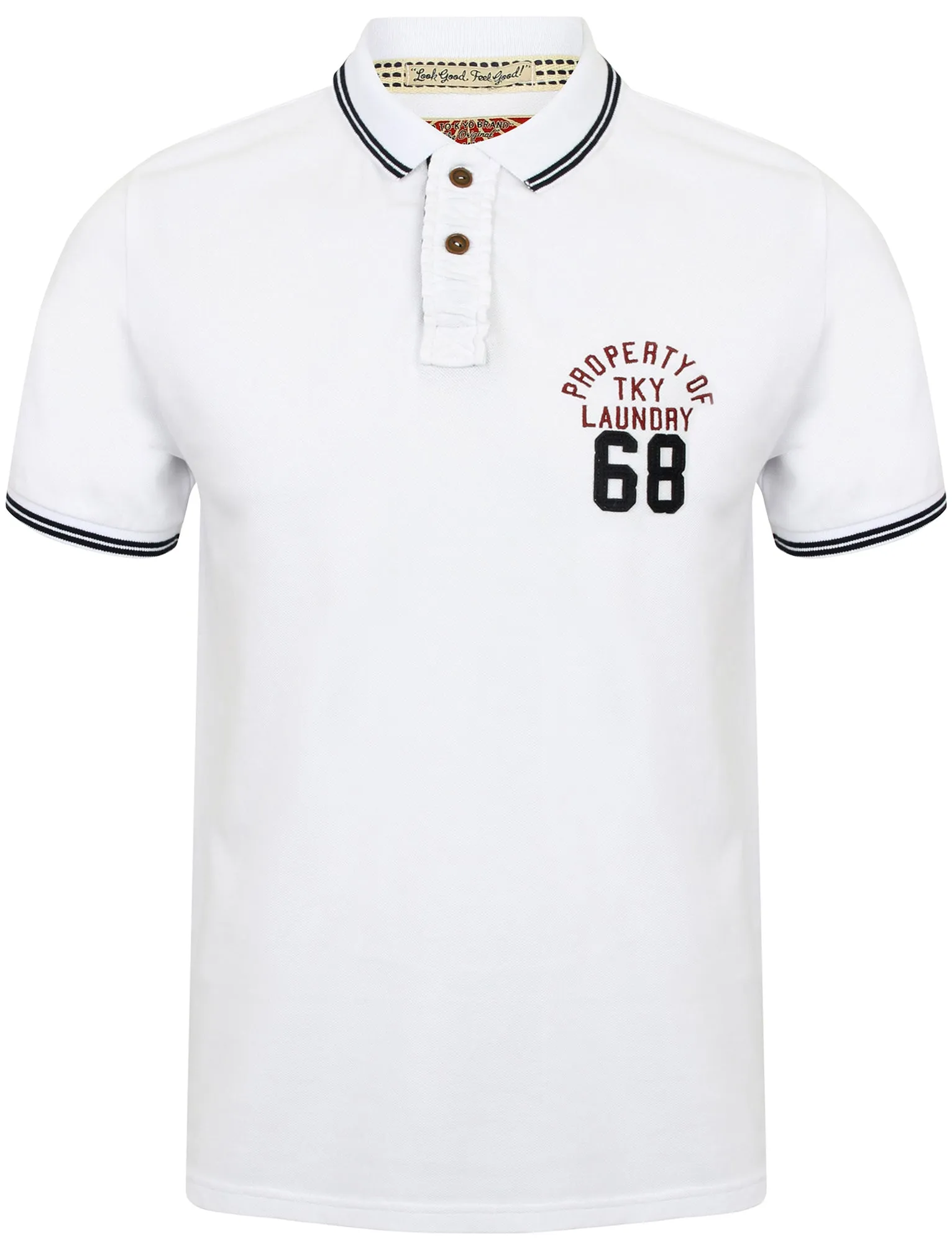 Esko Springs Pique Polo Shirt in Optic White - Tokyo Laundry sold by Tokyo Laundry product image thumbnail 4