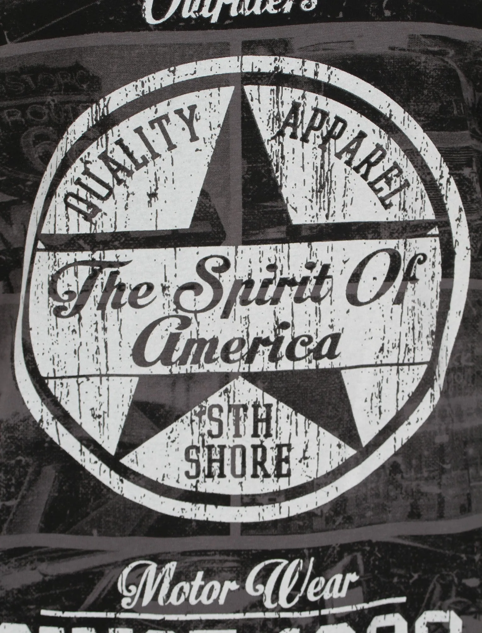 American Spirit Print T-Shirt in Graphite Grey - South Shore sold by Tokyo Laundry product image thumbnail 4