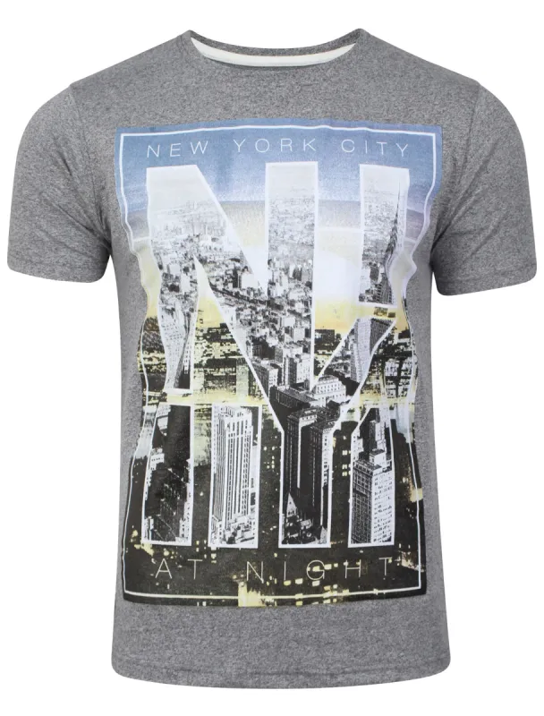 NIY Yarn Dyed T-shirt in Dark Grey Grindal - Dissident sold by Tokyo Laundry