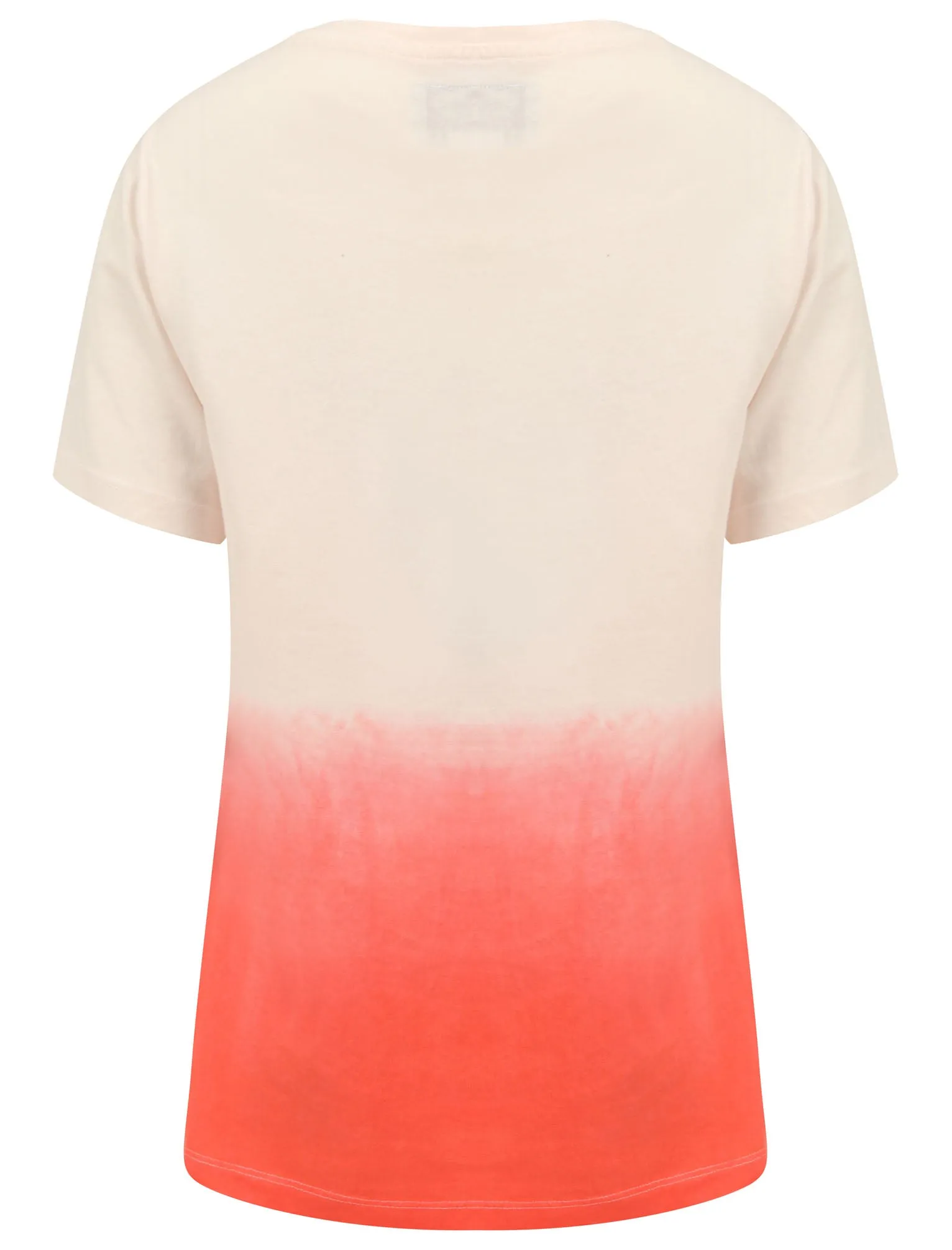 Inca Rose Gold Foil Motif Dip Dye Cotton Jersey T-Shirt in Bright White - Tokyo Laundry sold by Tokyo Laundry product image thumbnail 3