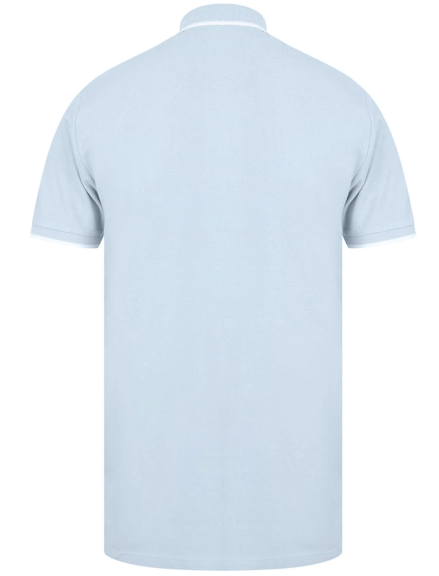 Stable Cotton Pique Polo Shirt with Tipping in Skyway - Kensington Eastside sold by Tokyo Laundry product image thumbnail 2