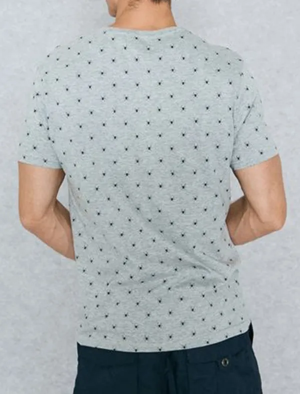 Militant Spider Print Crew Neck T-Shirt in Grey sold by Tokyo Laundry product image thumbnail 2