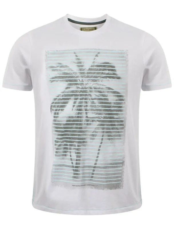 South Shore Palmline white t-shirt sold by Tokyo Laundry