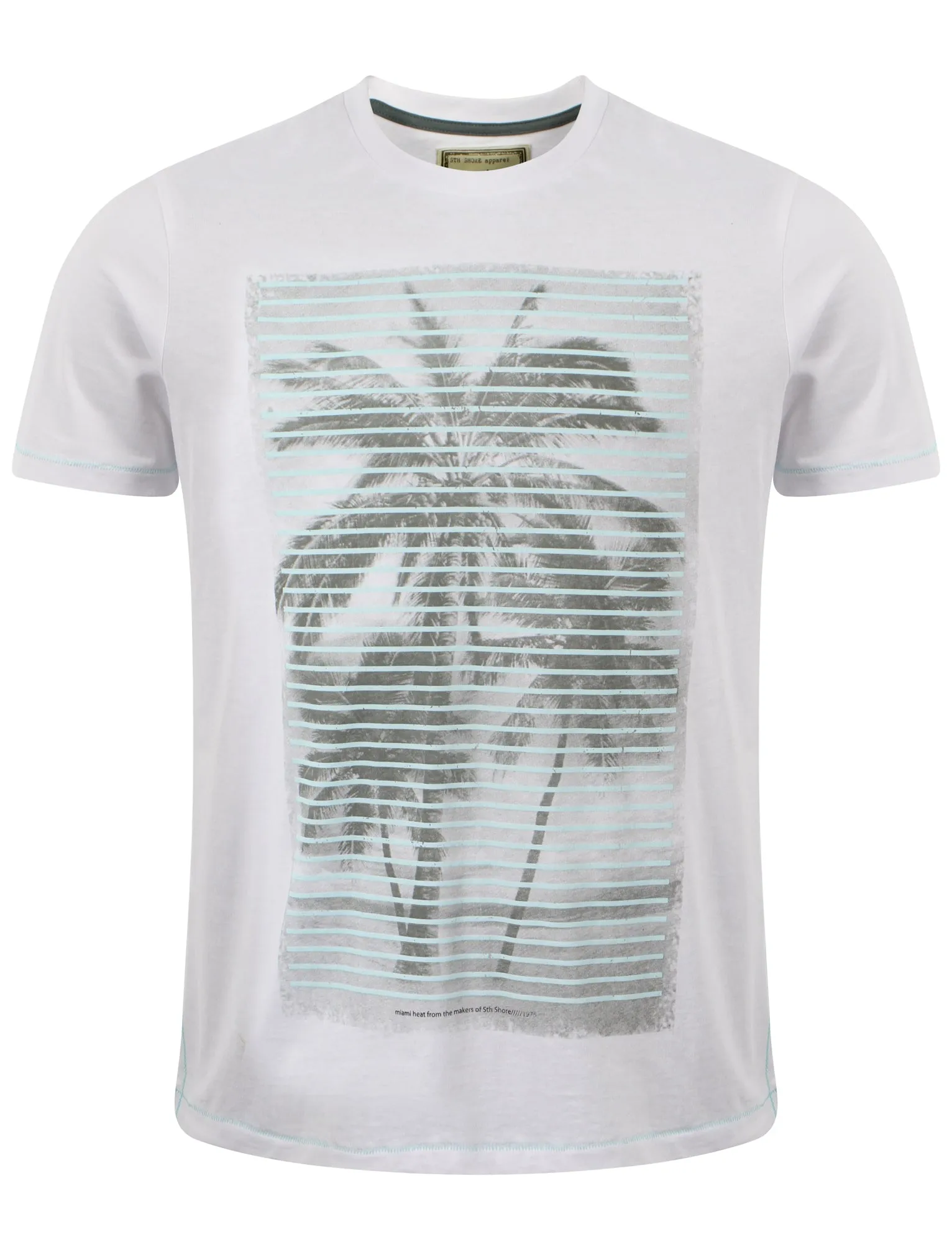 South Shore Palmline white t-shirt sold by Tokyo Laundry