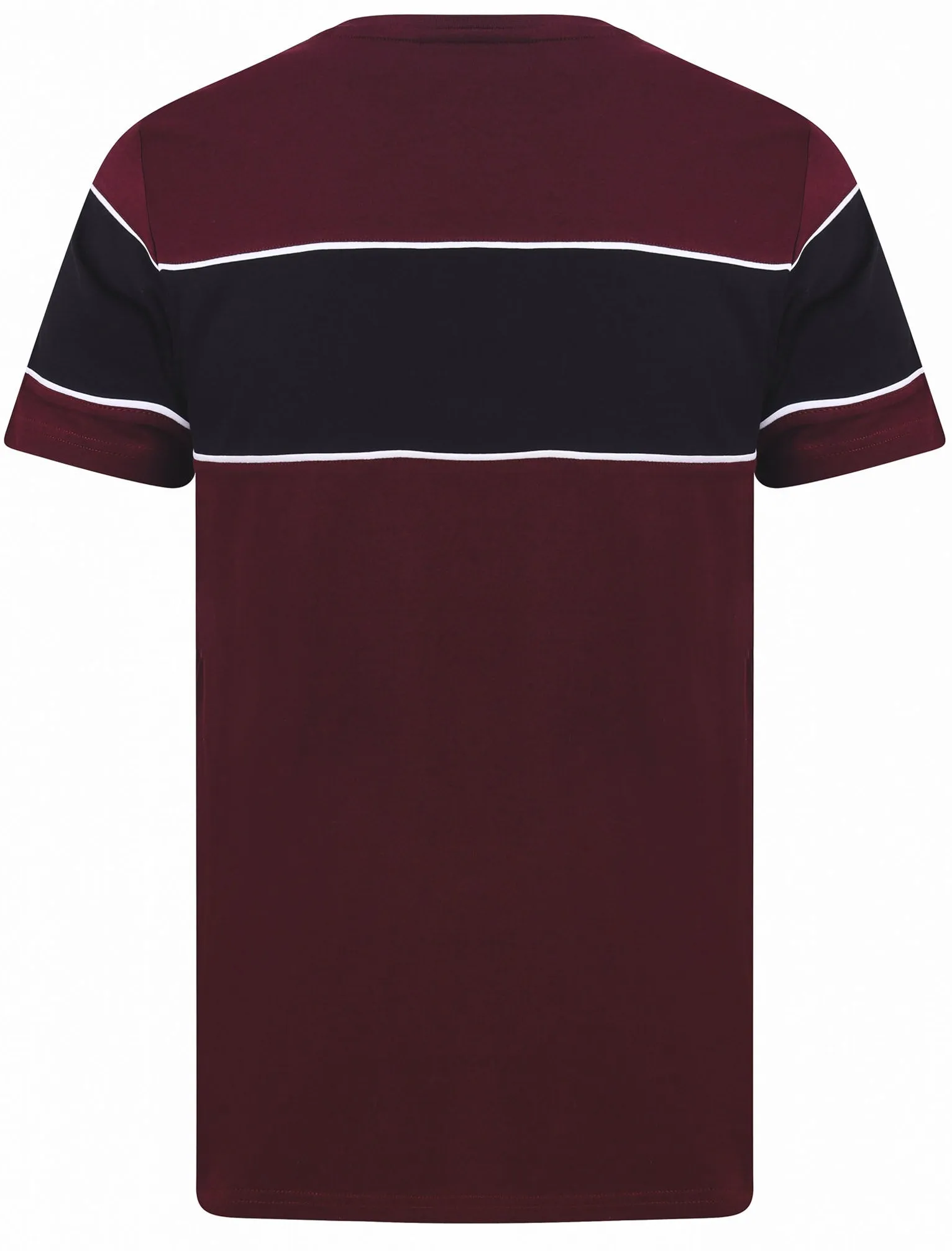Marley Cotton Jersey T-Shirt with Contrast Panel in Winetasting - Dissident sold by Tokyo Laundry product image thumbnail 2