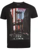 Dissident Walk The Line T-Shirt in Black sold by Tokyo Laundry