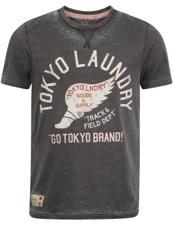 Tokyo Laundry Nixon Grey t-shirt made by Tokyo Laundry