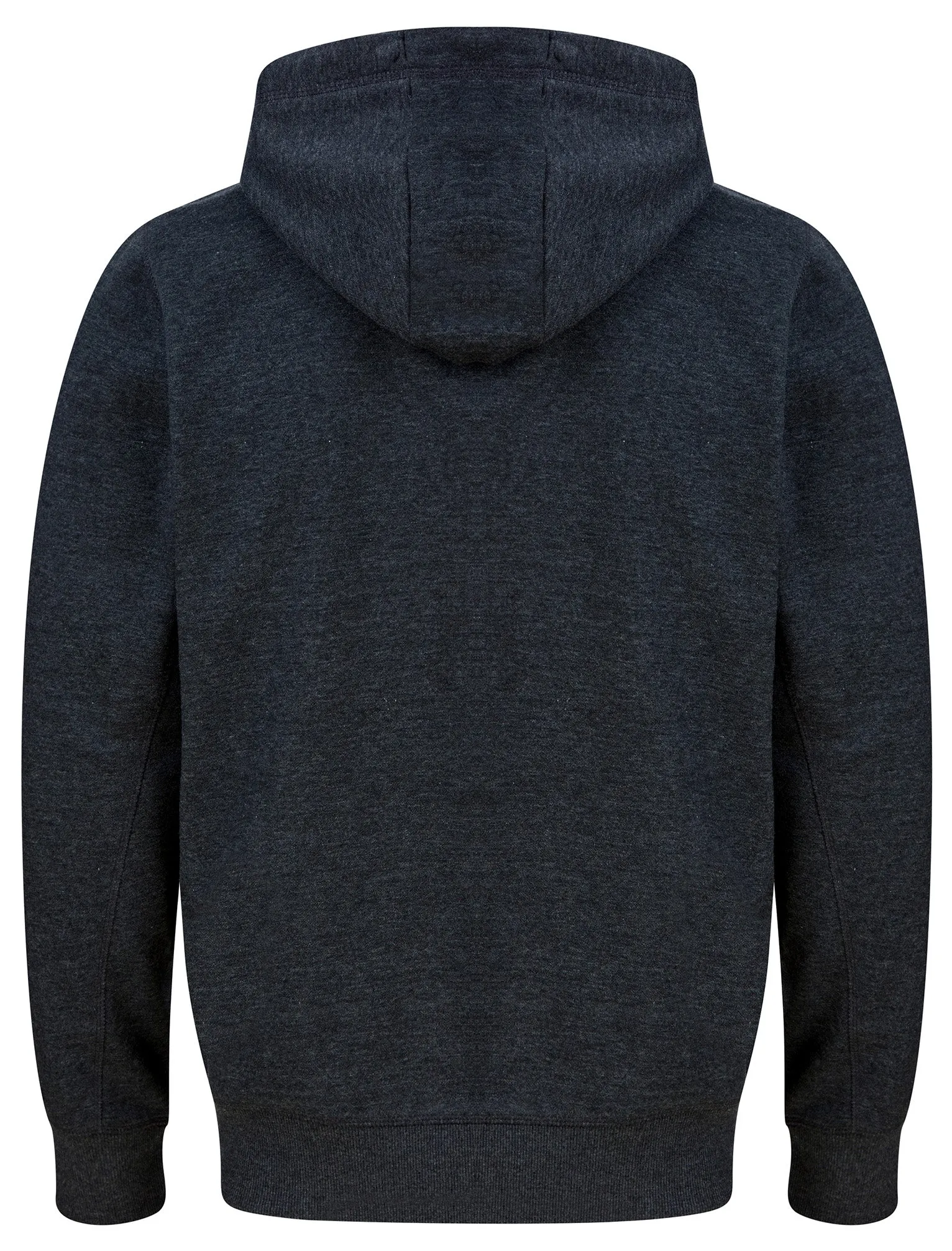 Abatt Motif Brushback Fleece Pullover Hoodie in Black Marl - Tokyo Laundry sold by Tokyo Laundry product image thumbnail 2