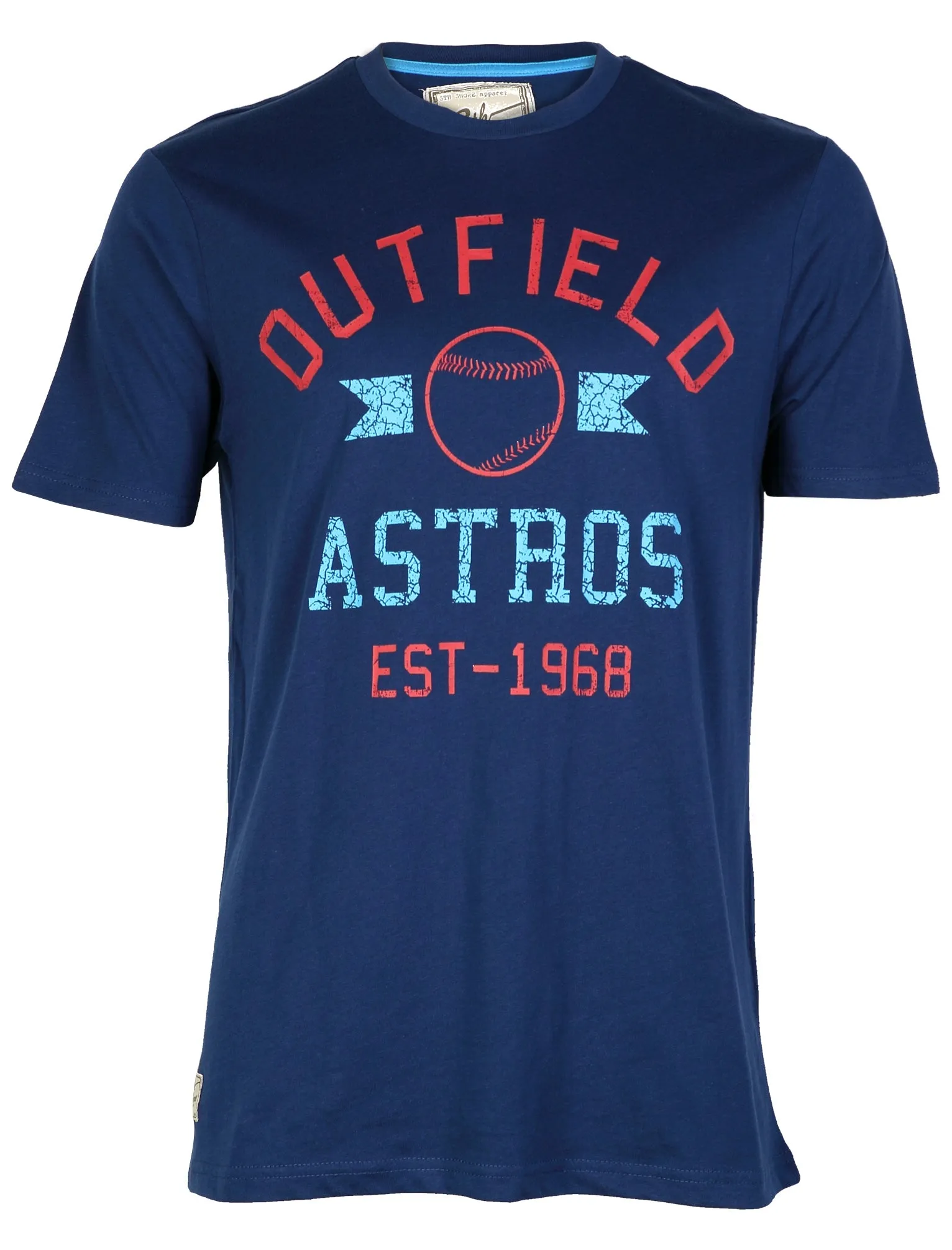 South Shore Outfield Cotton T-shirt in Estate Blue sold by Tokyo Laundry