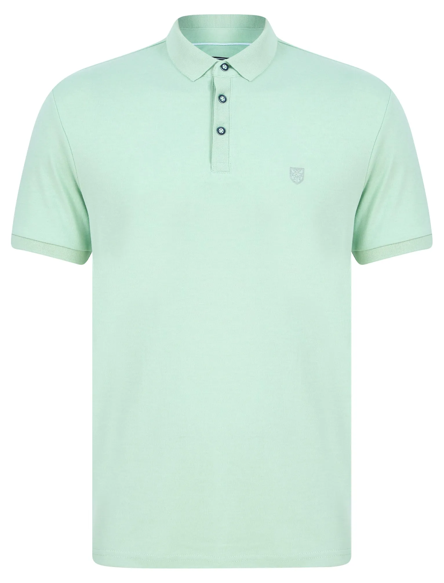 Penfold Cotton Rich Woven Polo Shirt in Silt Green - Kensington Eastside sold by Tokyo Laundry