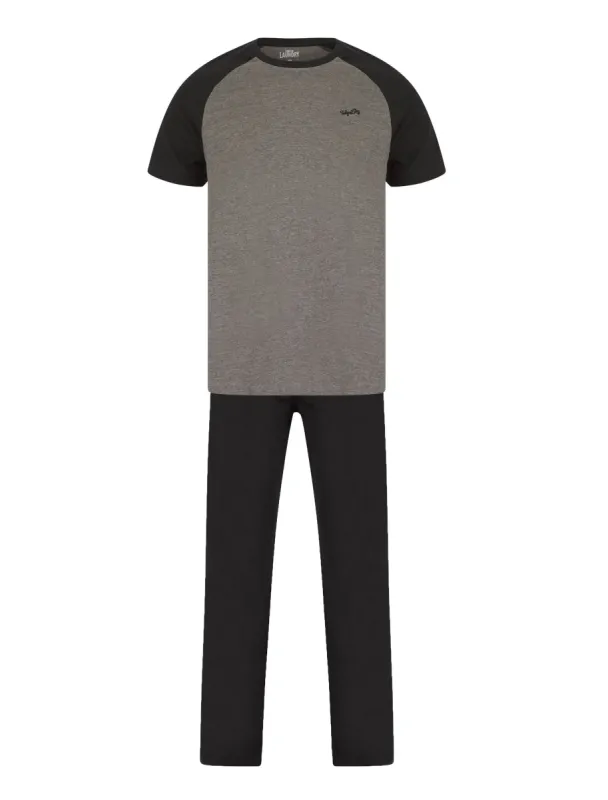 Jayce 2pc Short Sleeve Cotton Loungewear Pyjama Set in Mid Grey Marl - Tokyo Laundry sold by Tokyo Laundry