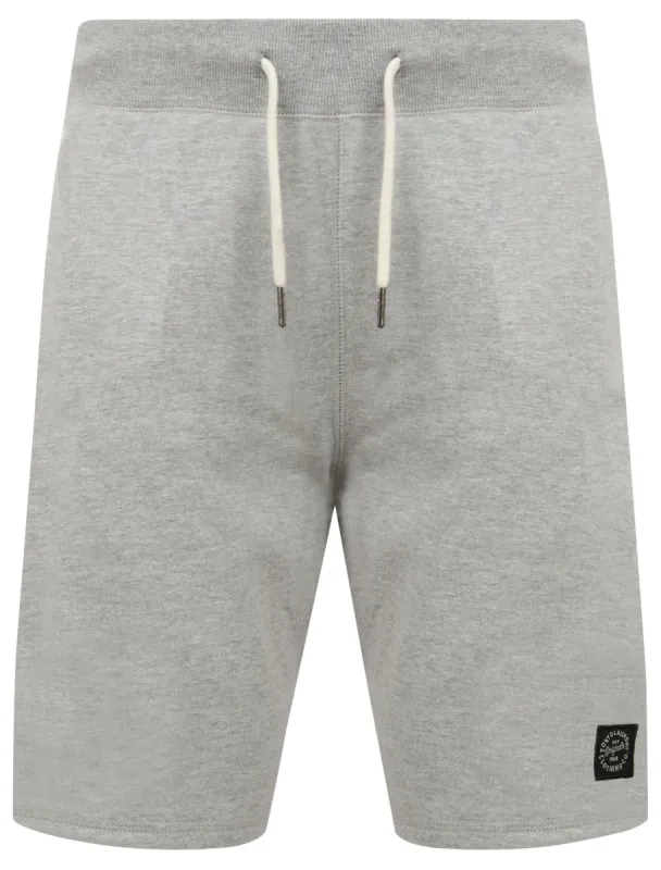Milwaukie Basic Jogger Shorts in Light Grey Marl - Tokyo Laundry sold by Tokyo Laundry