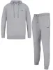 Palace Matching 2pc Hoody & Jogger Brushback Fleece Co-rd Set in Light Grey Marl - Tokyo Laundry sold by Tokyo Laundry