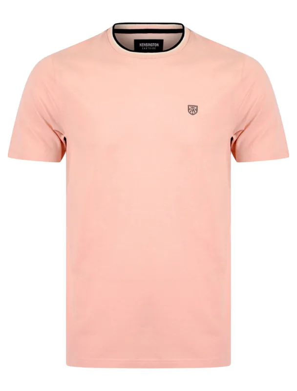 Westport Cotton Jersey Crew Neck Ringer T-Shirt in Rose Shadow - Kensington Eastside sold by Tokyo Laundry