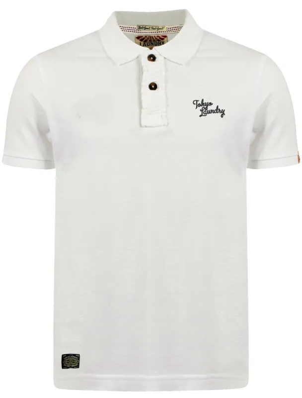 Rochester Polo Shirt in Ivory - Tokyo Laundry sold by Tokyo Laundry