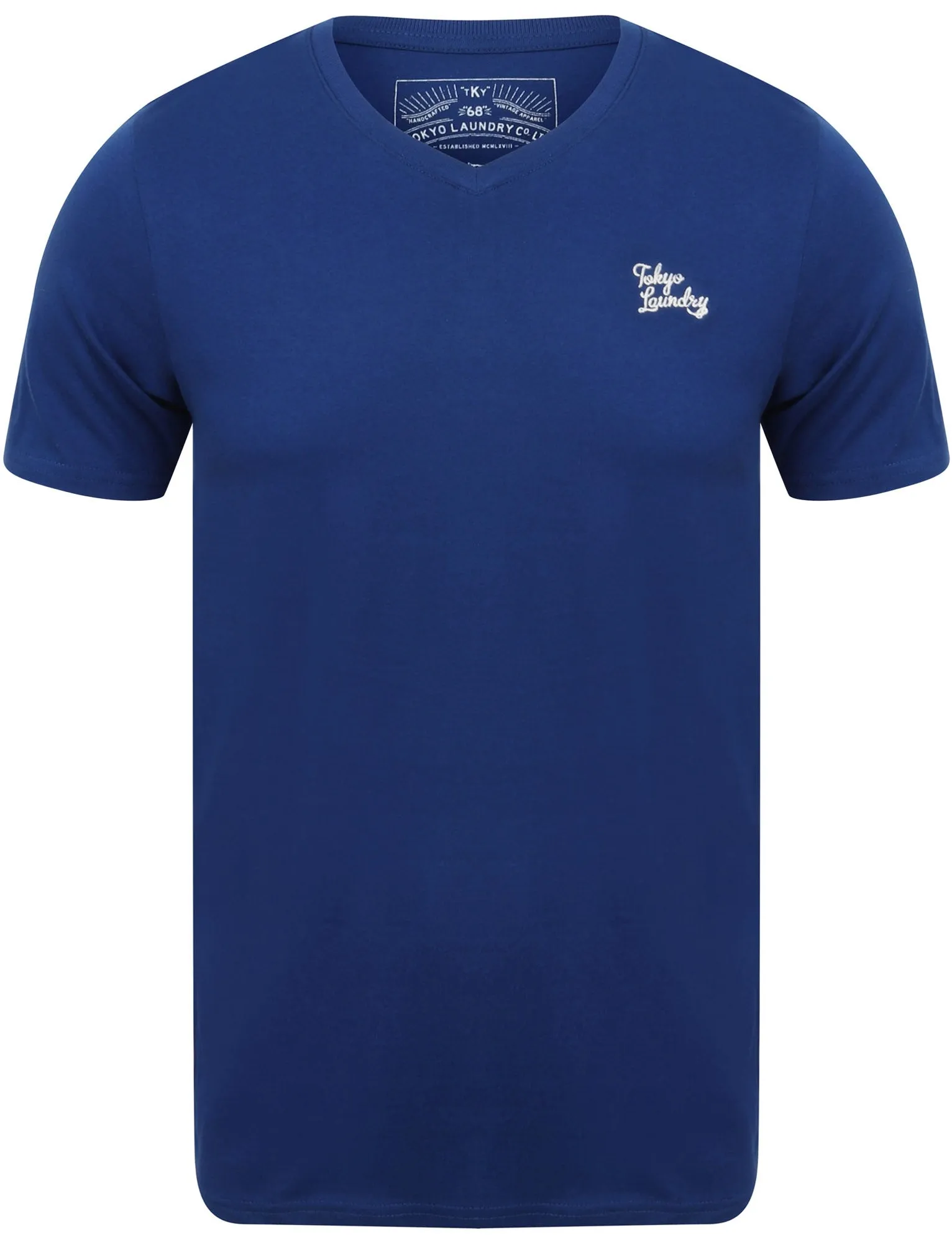 Essentials (3 Pack) V Neck Cotton T-Shirts In Washed Red / Sodalite Blue / Ice Grey Marl - Tokyo Laundry sold by Tokyo Laundry product image thumbnail 5