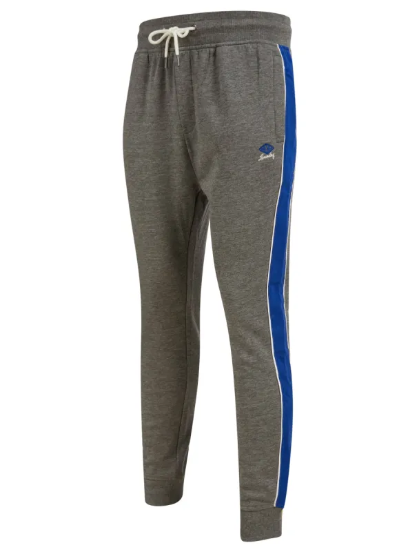 Invidia Cuffed Joggers with Colour Block Side Panels in Mid Grey Marl - Tokyo Laundry sold by Tokyo Laundry