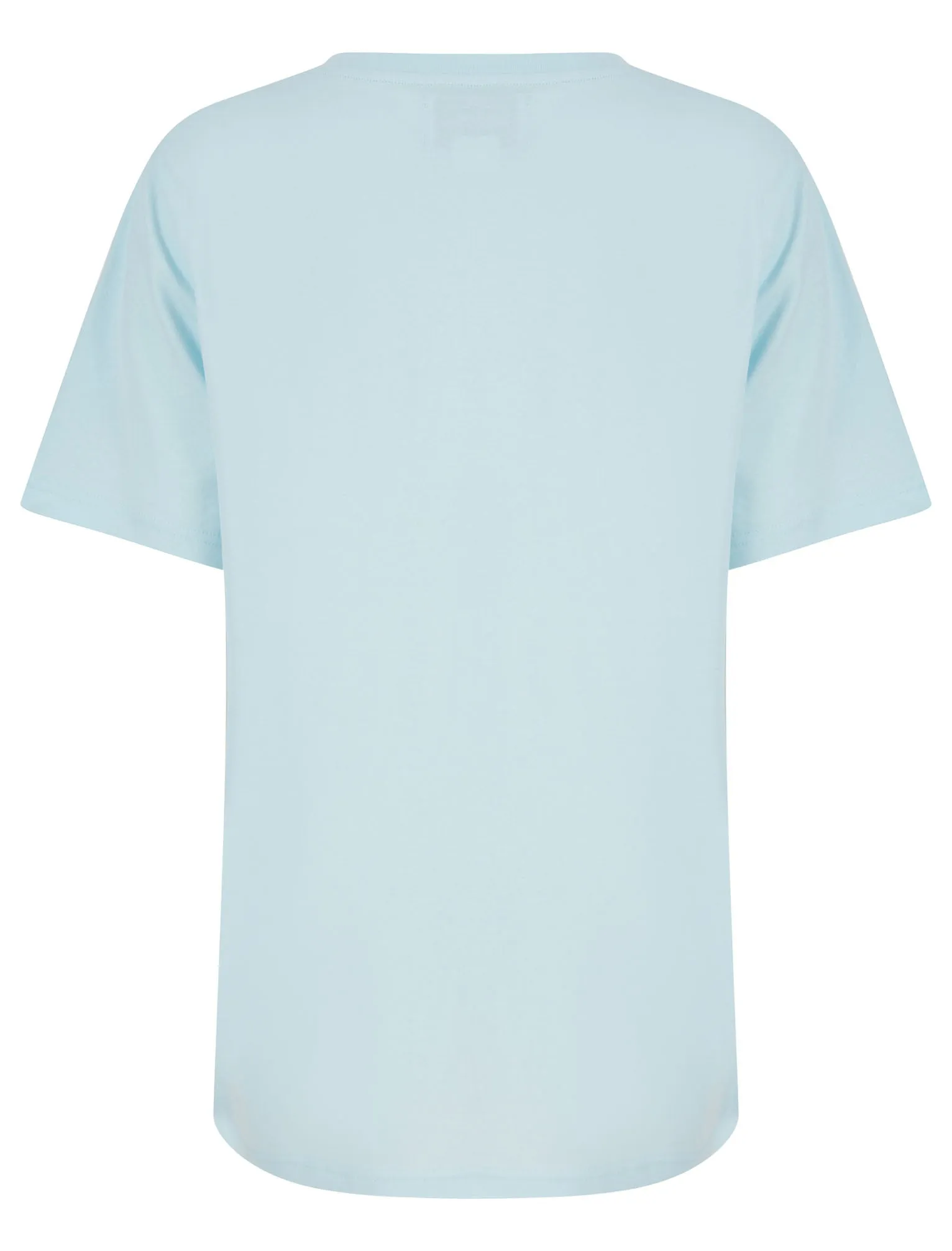 Cora Flocked Motif Cotton Jersey T-Shirt in Sky Blue - Tokyo Laundry sold by Tokyo Laundry product image thumbnail 2