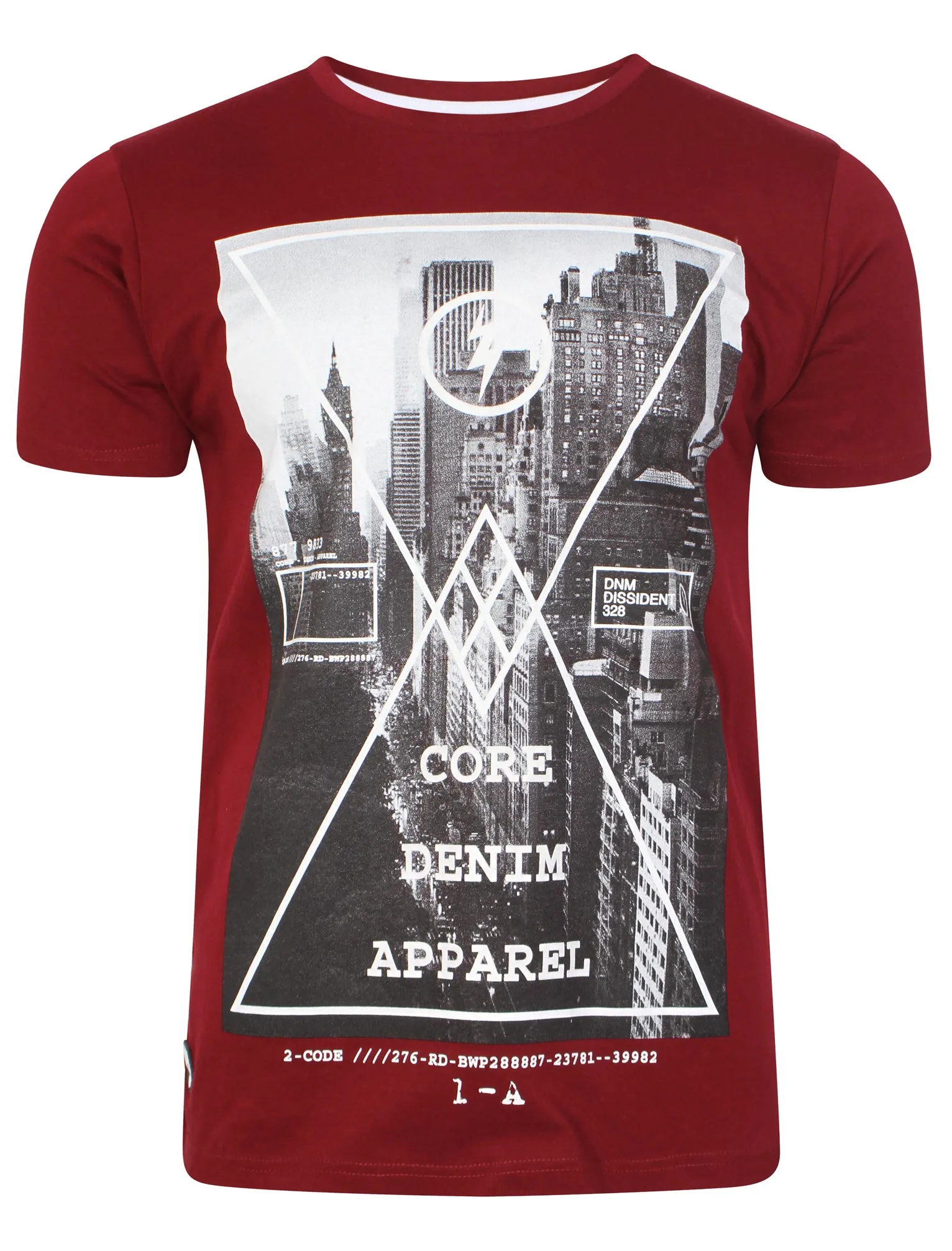 Crosser City Motif T-Shirt in Oxblood - Tokyo Laundry sold by Tokyo Laundry product image thumbnail 2