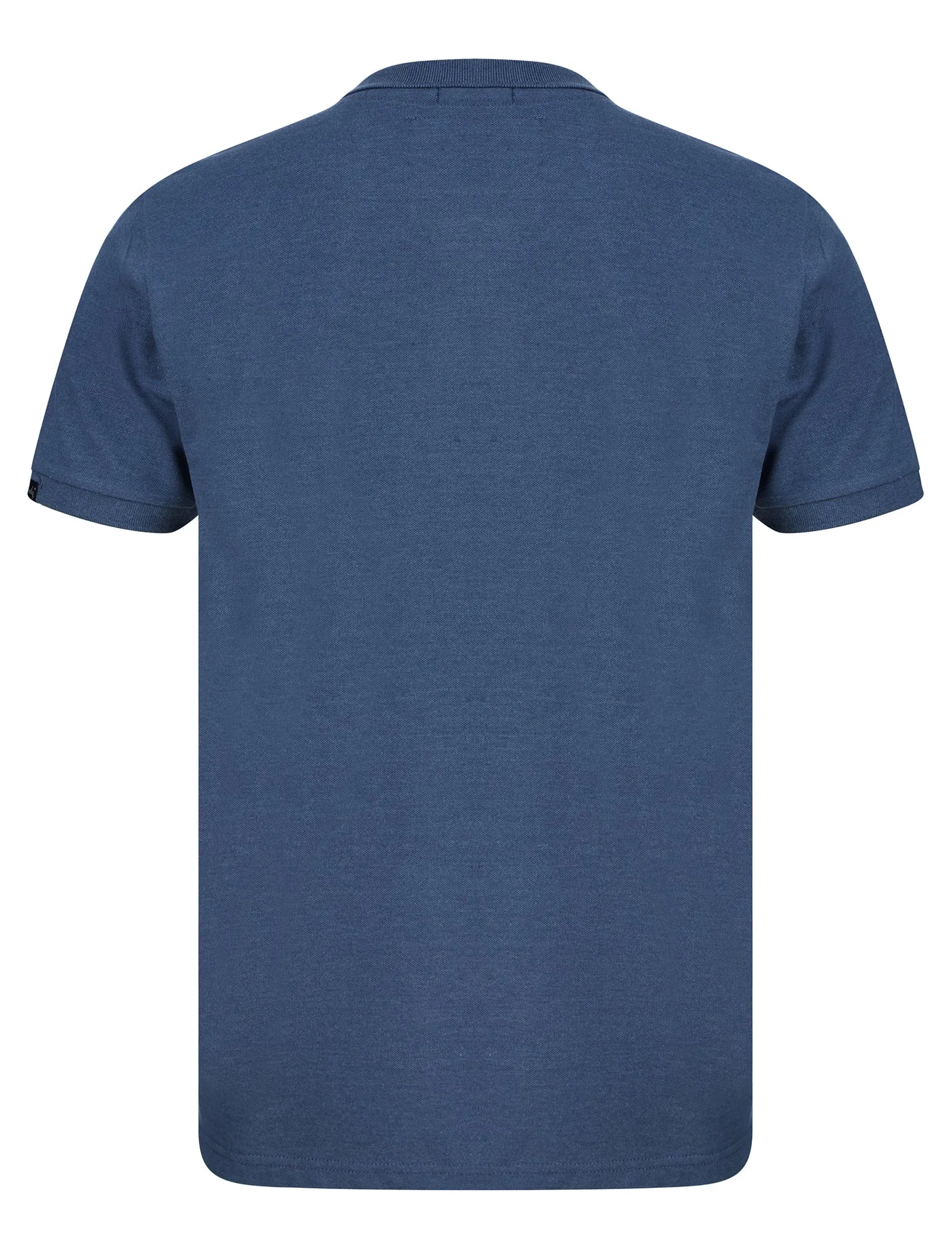 Marahau 3 Signature Cotton Pique Polo Shirt in Vintage Indigo Marl - Tokyo Laundry sold by Tokyo Laundry product image thumbnail 2