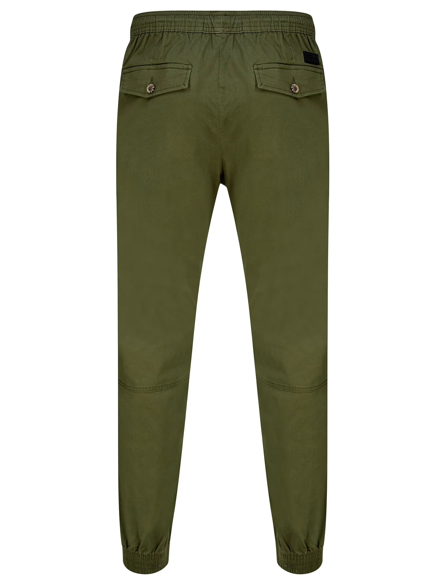 Portmany Stretch Cotton Twill Cuffed Cargo Jogger Pants in Dusty Olive - Tokyo Laundry sold by Tokyo Laundry product image thumbnail 2