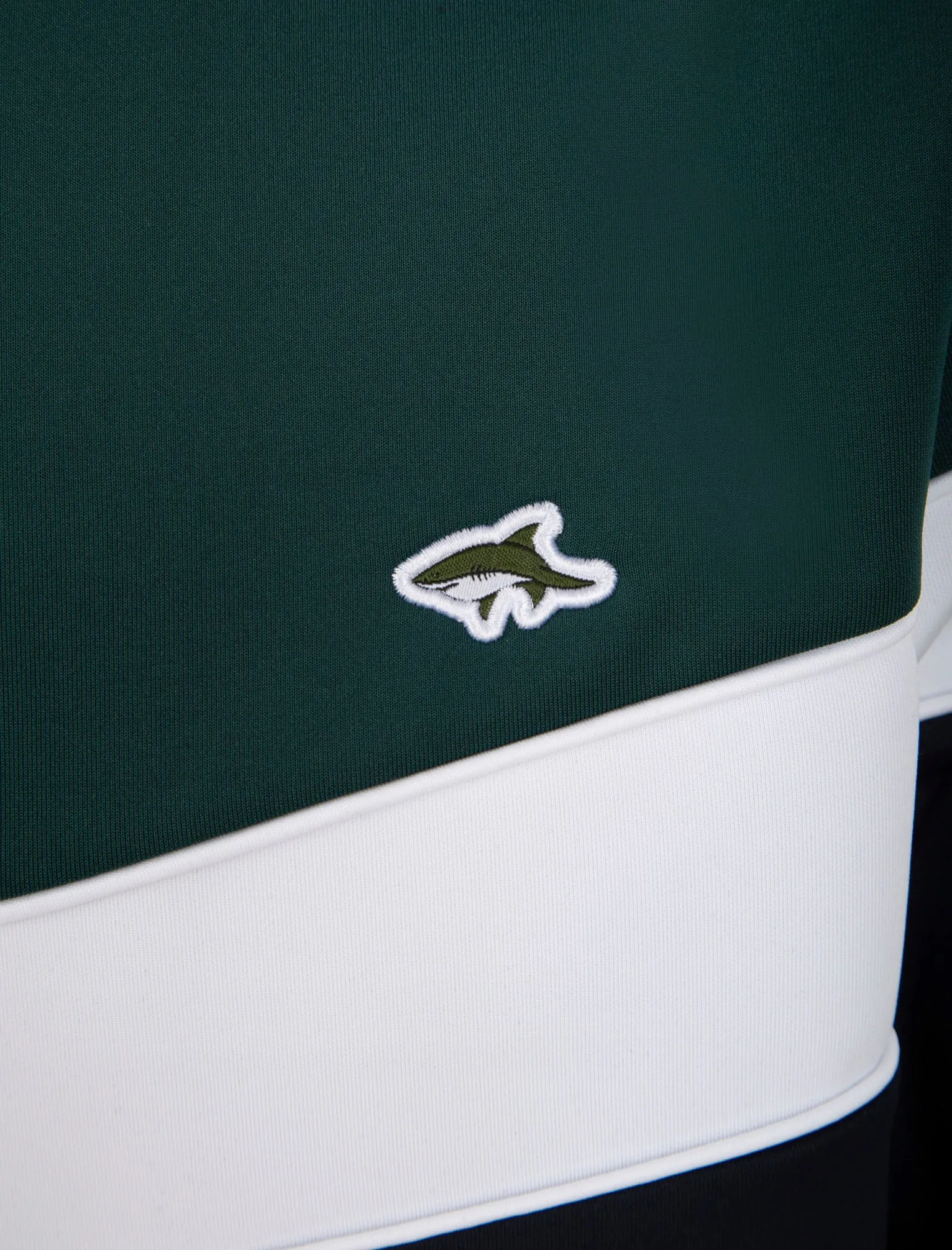 Lynch Colour Block Zip Through Hoodie In Sky Captain Navy / Green - Le Shark sold by Tokyo Laundry product image thumbnail 3