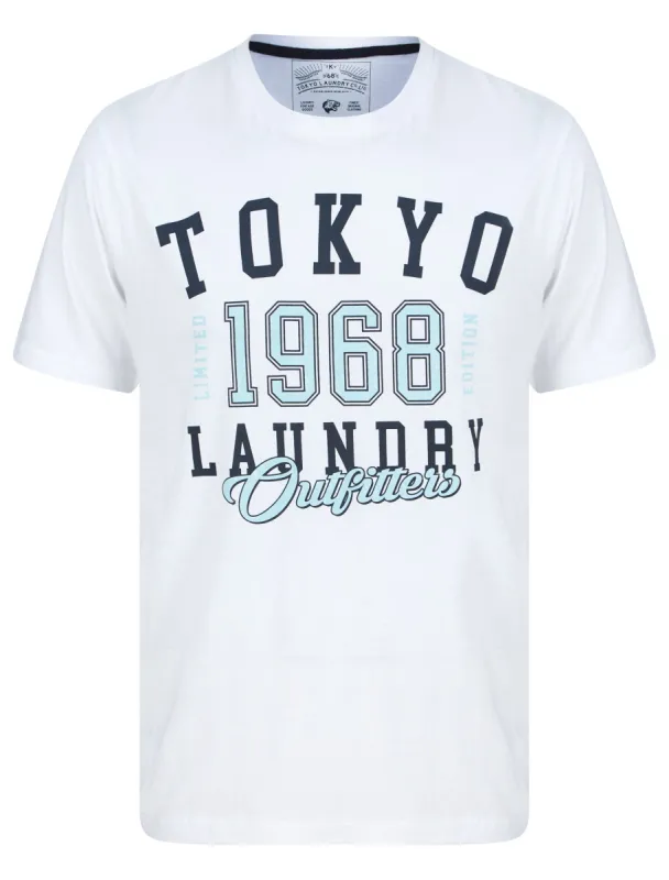 Moored Motif Cotton Jersey T-Shirt in Optic White - Tokyo Laundry sold by Tokyo Laundry