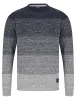 Dusen Graduated Colour Block Knitted Jumper in Navy - Tokyo Laundry sold by Tokyo Laundry