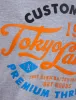 Bluesy Tee Motif Cotton Jersey T-Shirt in Light Grey Marl - Tokyo Laundry sold by Tokyo Laundry