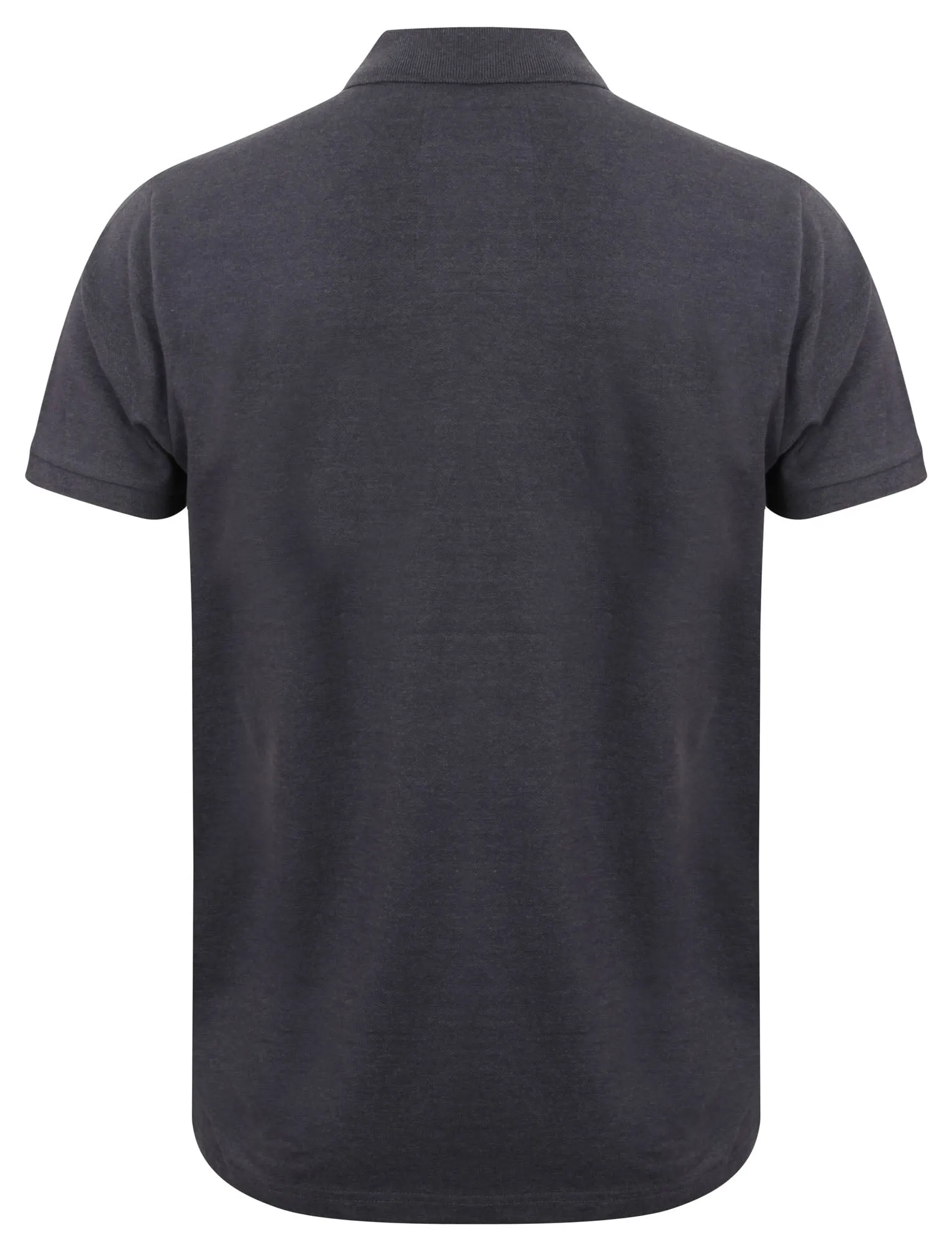 Winterfield Pique Polo Shirt in Mood Indigo Marl - Tokyo Laundry sold by Tokyo Laundry product image thumbnail 2