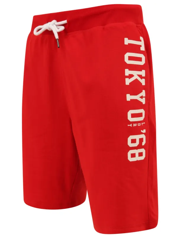 Maui Reeves Jogger Shorts in High Risk Red - Tokyo Laundry sold by Tokyo Laundry