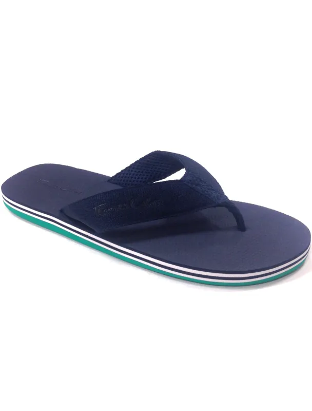 Mens Alister Cushioned Flip Flop Sandals in Navy sold by Tokyo Laundry