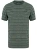 Winkworth Textured Grindle Stripe T-Shirt in Jungle Green - Tokyo Laundry sold by Tokyo Laundry