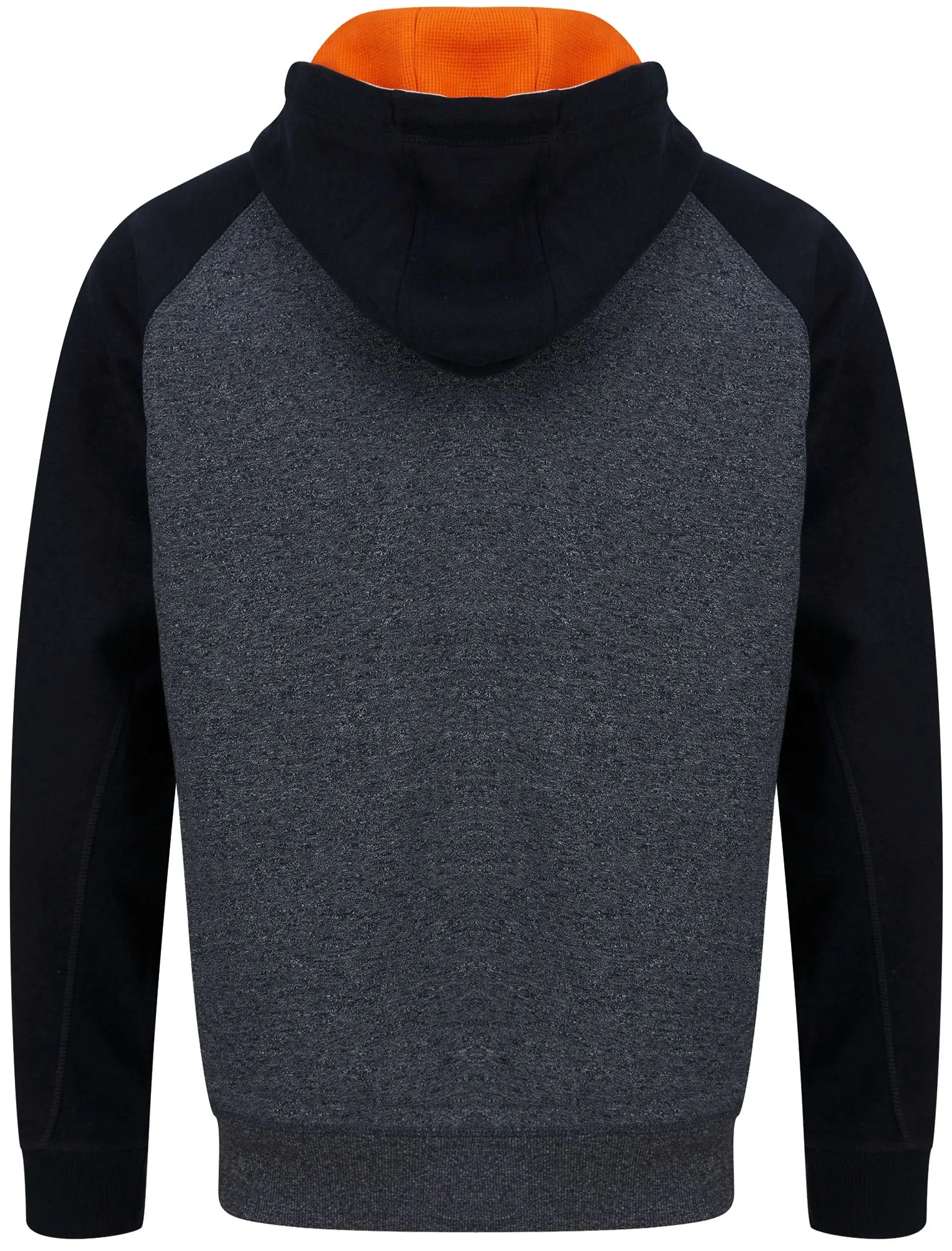 Bannering Raglan Sleeve Brushback Fleece Pullover Hoodie in Navy Grindle - Tokyo Laundry sold by Tokyo Laundry product image thumbnail 2