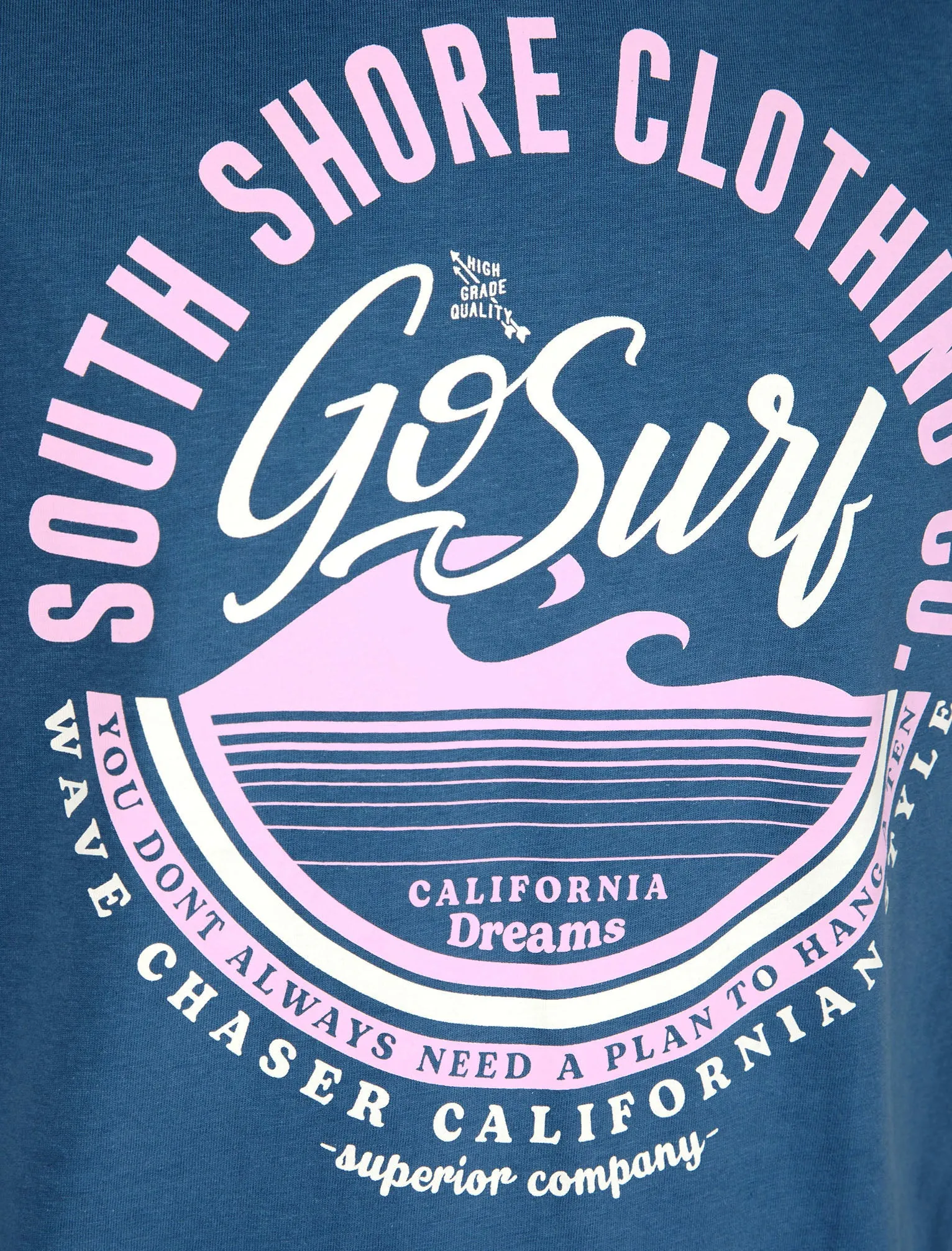 Craftman Motif Cotton Jersey T-Shirt in Dutch Blue - South Shore sold by Tokyo Laundry product image thumbnail 3