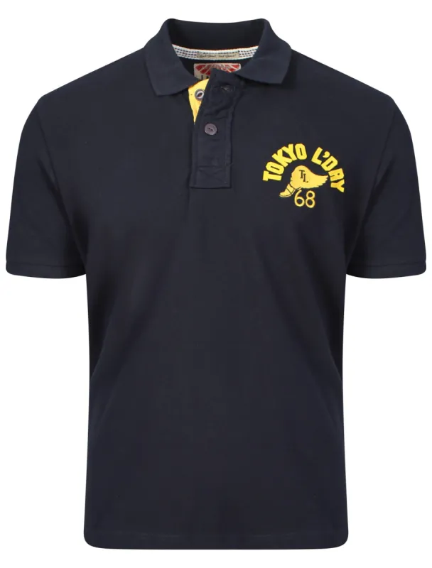 Cherokee Polo Shirt in Dark Navy- Tokyo Laundry sold by Tokyo Laundry