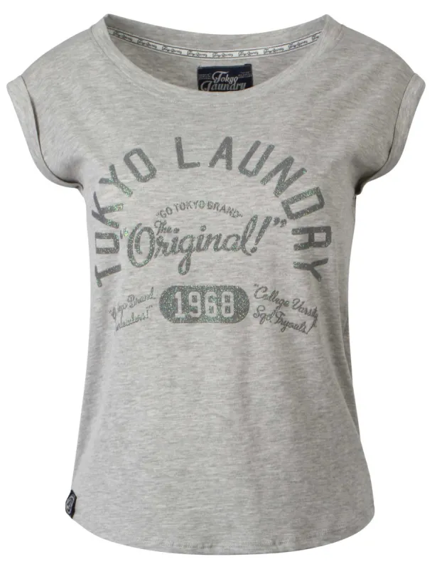 Tokyo Laundry Ebony Grey t-shirt sold by Tokyo Laundry