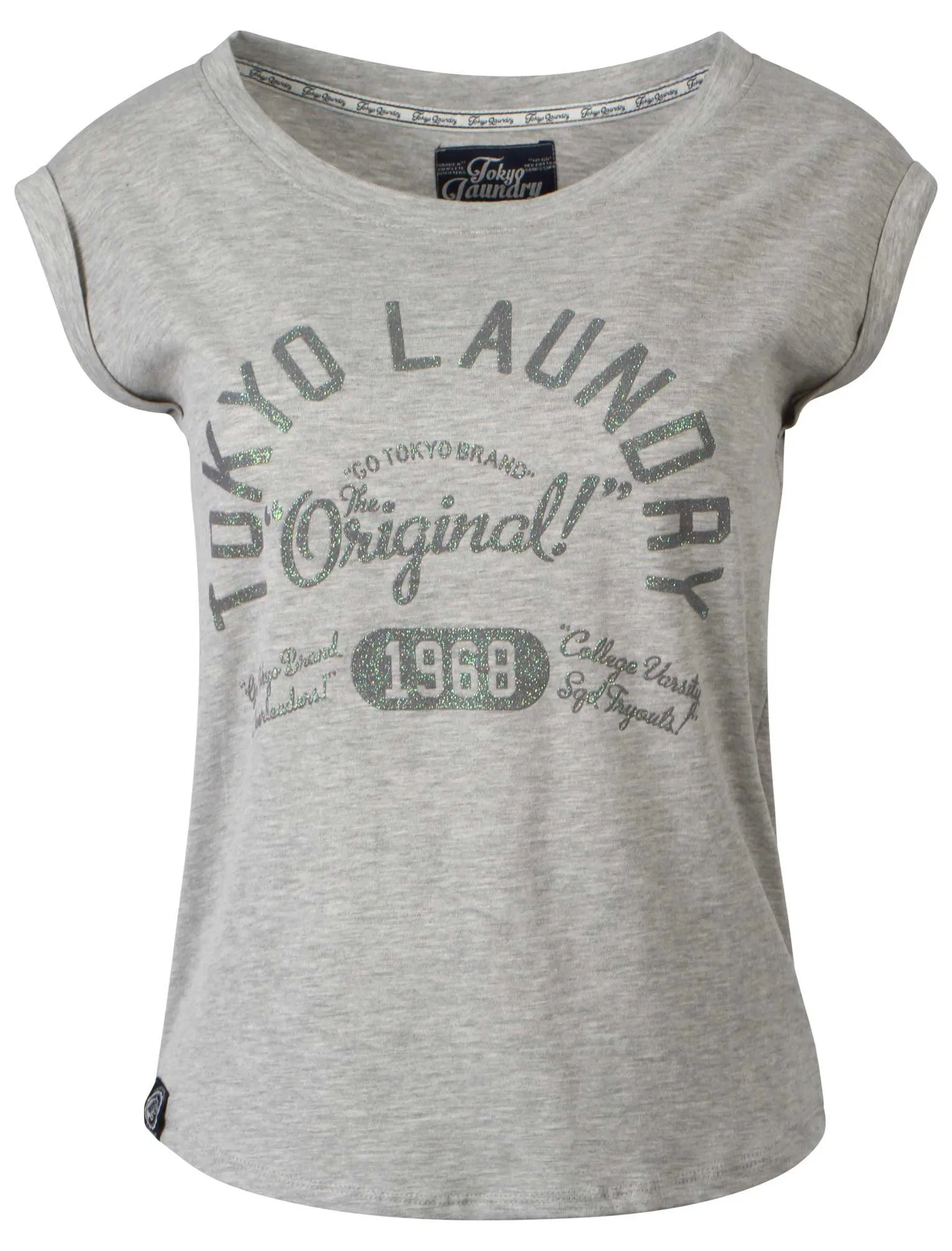 Tokyo Laundry Ebony Grey t-shirt sold by Tokyo Laundry