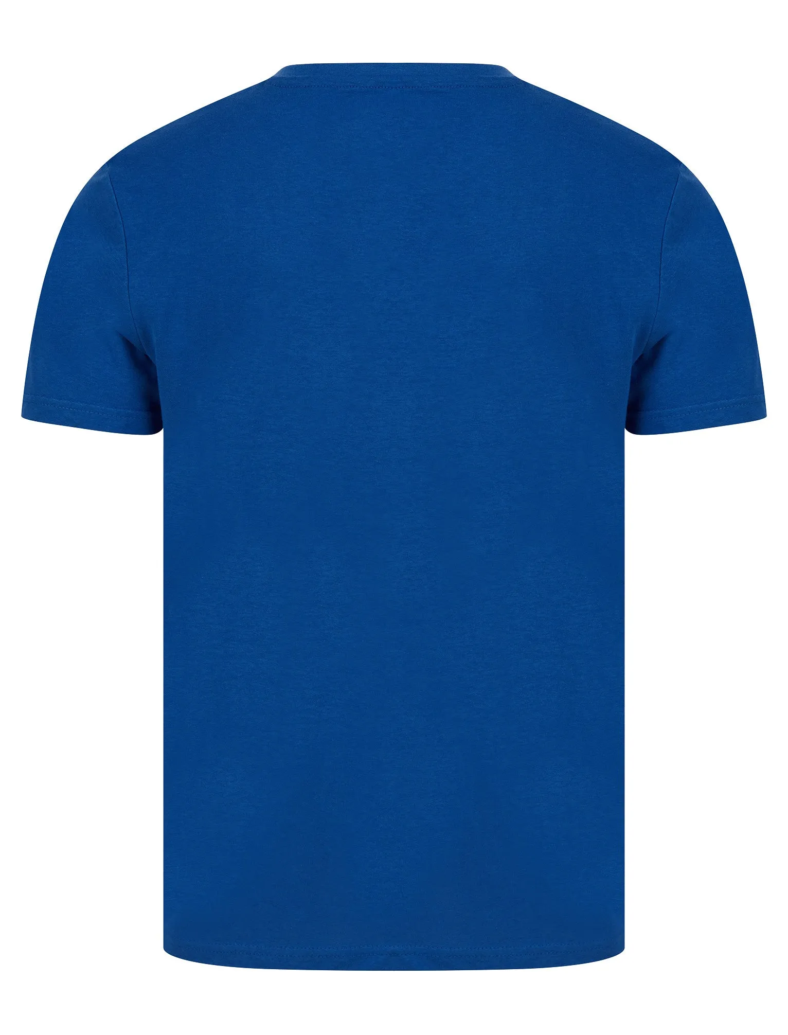 Men's Christmas Vibes Motif Novelty Cotton Christmas T-Shirt in Turkish Sea - Merry Christmas sold by Tokyo Laundry product image thumbnail 2