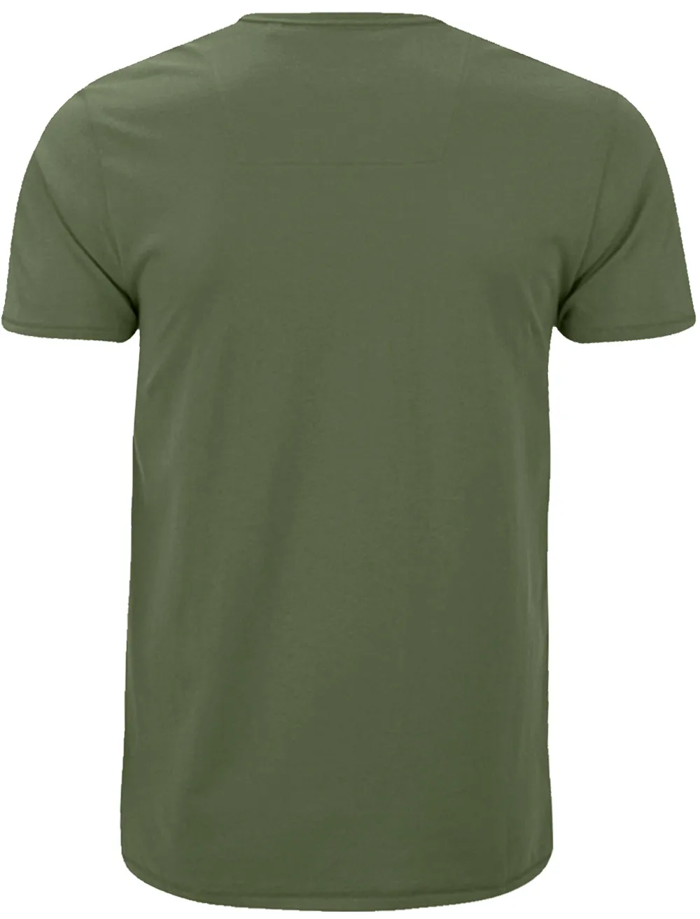 Mexico Crew Neck T-Shirt with Skull Print Pocket in Khaki sold by Tokyo Laundry product image thumbnail 2