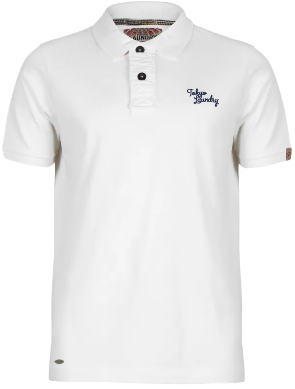 Penn State Polo Shirt in Optic White - Tokyo Laundry sold by Tokyo Laundry
