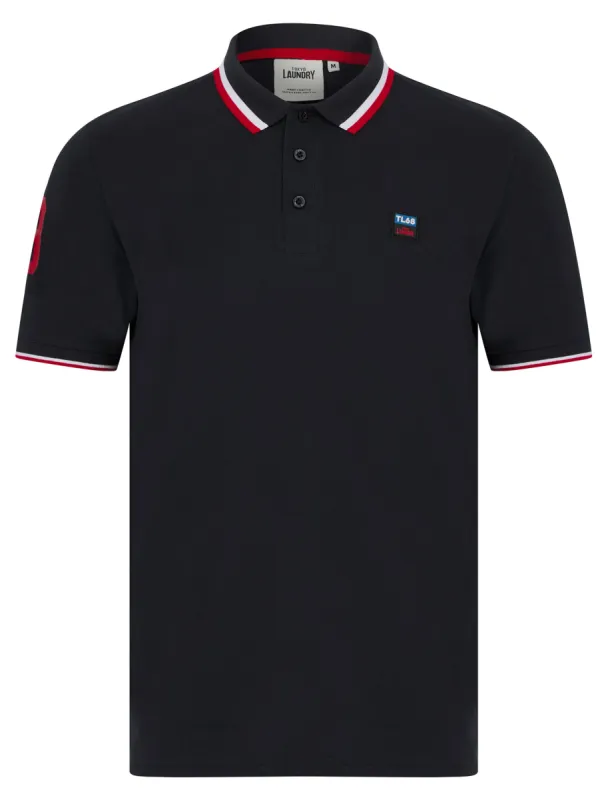 Subverse Cotton Pique Polo Shirt in Sky Captain Navy - Tokyo Laundry sold by Tokyo Laundry